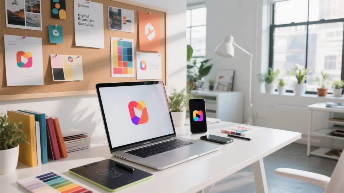 Equipe de web design analisando layouts responsivos